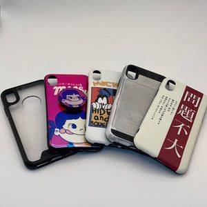 🔥 i Phone X Phone Case Bundle / 5 Phone Cases